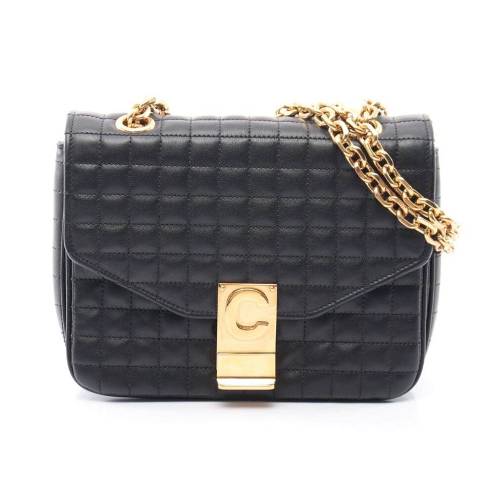 CELINE C Seau Small Leather Shoulder Bag